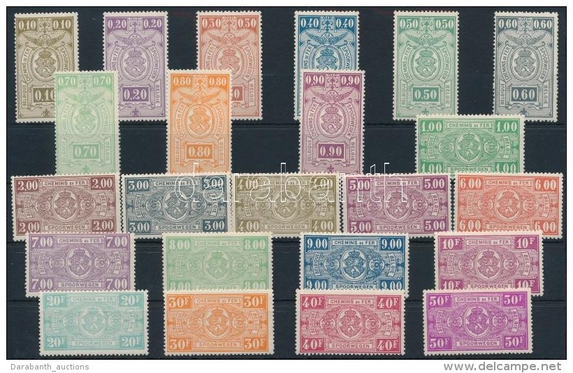 ** 1941 Vas&uacute;ti Csomagb&eacute;lyegek Sor Mi 225-248 - Other & Unclassified