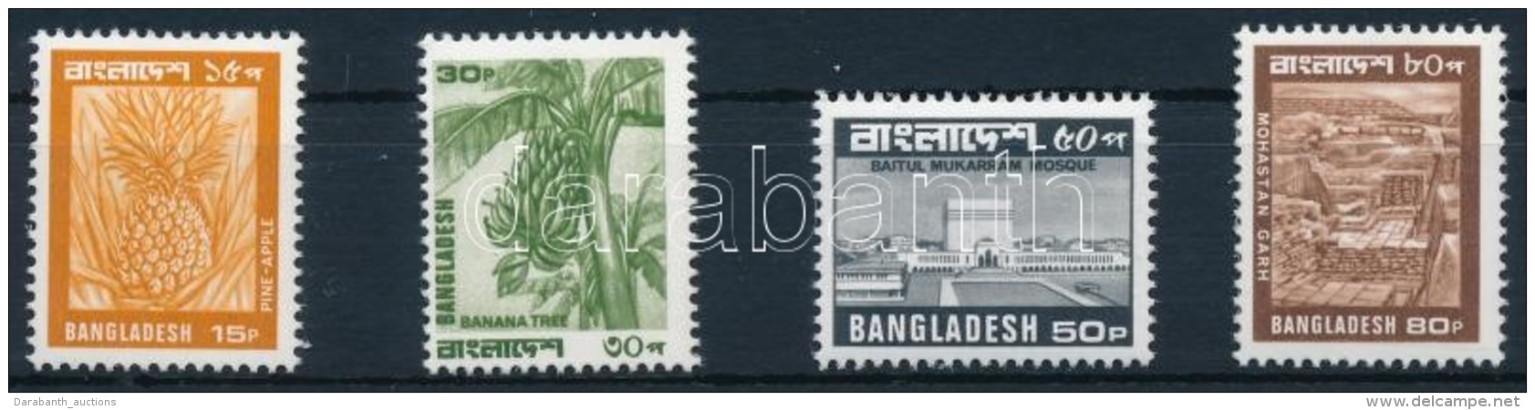 ** 1980 K&eacute;pek BangladeshrÅ‘l Sor 144-147 - Other & Unclassified
