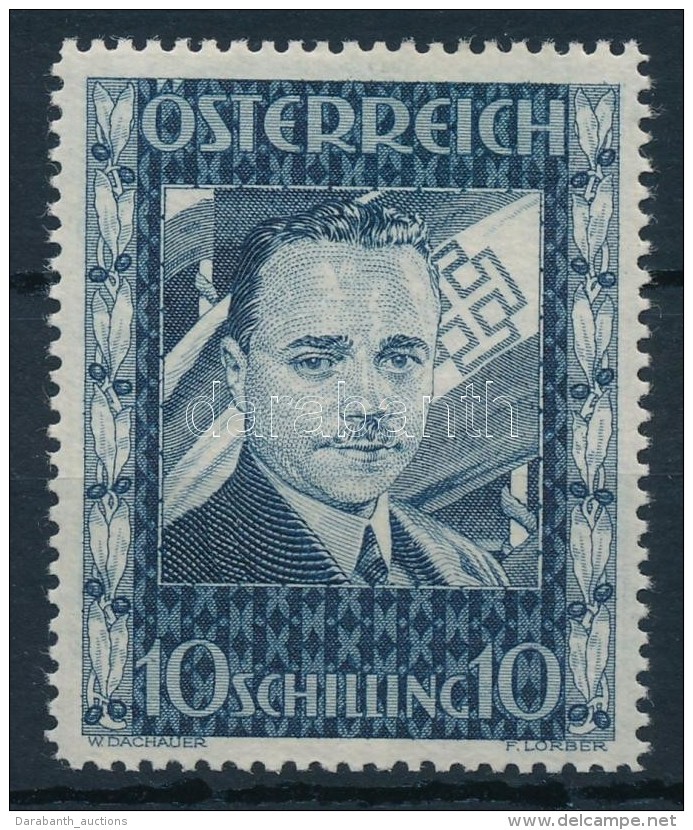 ** 1936 Engelbert Dollfu&szlig; Mi 588 - Otros & Sin Clasificación