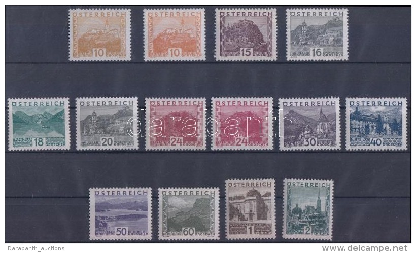 ** 1929/1930 Forgalmi Sor Mi 498-511 - Other & Unclassified