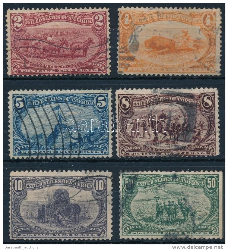 O 1898 Mi 118-123 (Mi EUR 305.-) (kis Hib&aacute;k / Faults) - Altri & Non Classificati