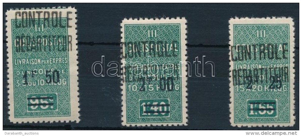 ** 1929-1932 Csomagb&eacute;lyeg 3 &eacute;rt&eacute;k Yvert 29, 36-37 - Other & Unclassified