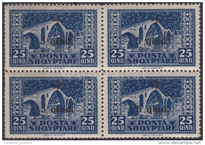 ** 1924 V&ouml;r&ouml;skereszt 25Q N&eacute;gyest&ouml;mb Mi 98 - Otros & Sin Clasificación