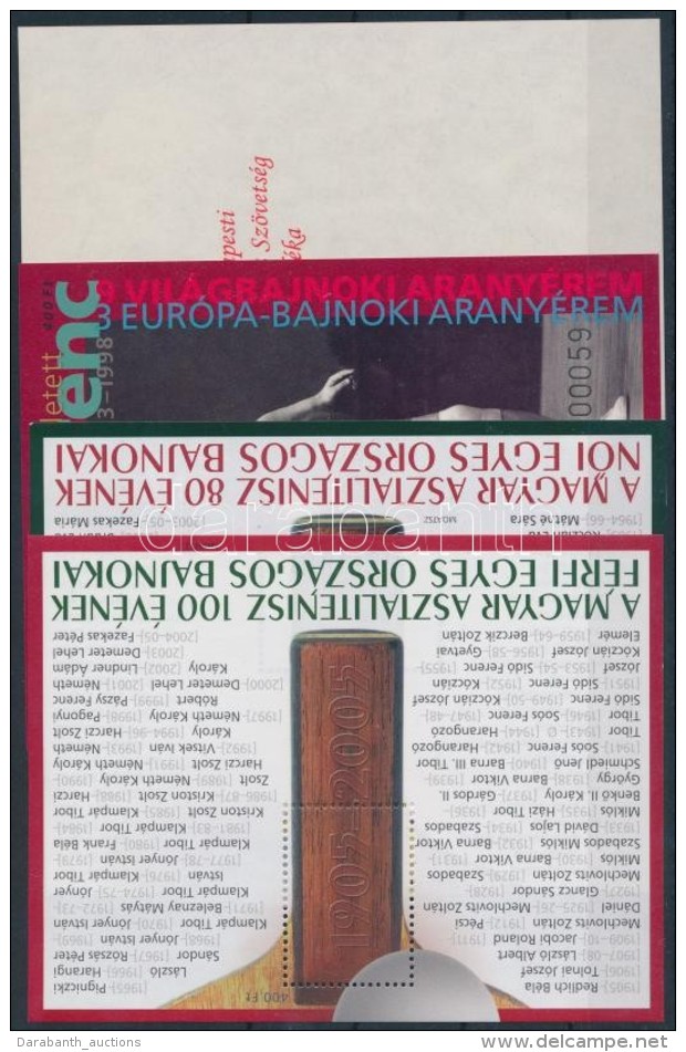 ** 2003-2006 Sid&oacute; Ferenc &eacute;s Magyar Asztalitenisz F&eacute;rfi &eacute;s NÅ‘i Bajnokai... - Otros & Sin Clasificación