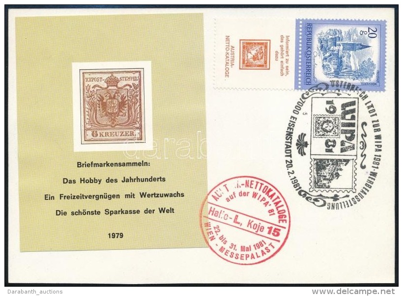 1979. 1850 6 Kr Osztr&aacute;k Eml&eacute;k&iacute;v Alkalmi LevelezÅ‘lapon - Other & Unclassified