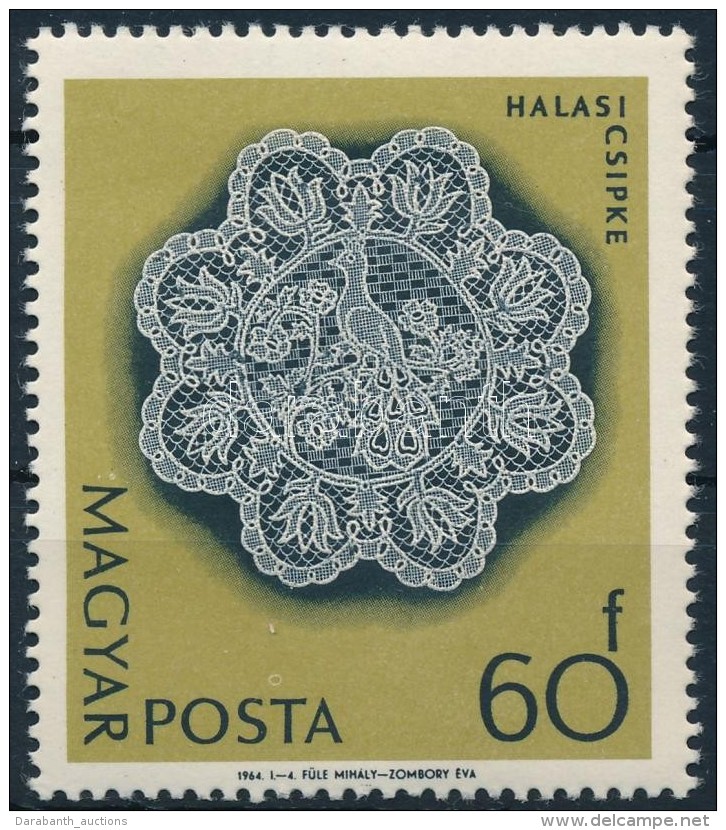 ** 1964 Halasi Csipke 60f, Poloska A POSTA Felett - Other & Unclassified