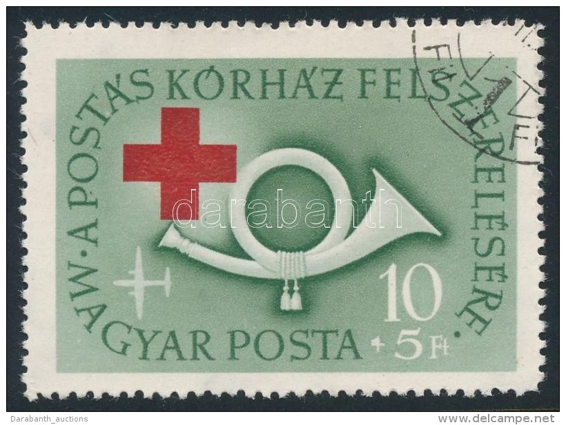 O 1957 Post&aacute;sk&oacute;rh&aacute;z 10+5Ft, Feh&eacute;r Folt A '+' Jelben - Other & Unclassified