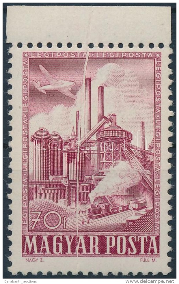 ** 1950 Rep&uuml;lÅ‘ 70f Pap&iacute;rr&aacute;nccal / Mi 1122 With Paper Crease - Other & Unclassified