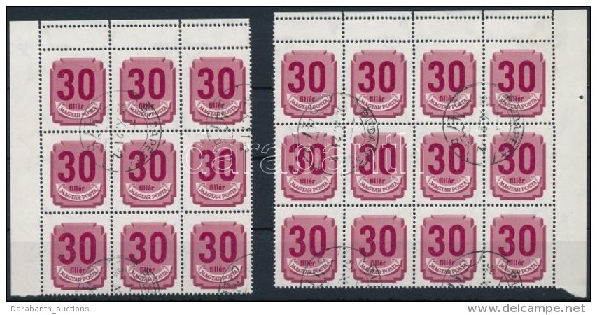 O 1950 Forint-fill&eacute;res Port&oacute; (II) 30f &iacute;vsarki 9-es &eacute;s 12-es T&ouml;mb Fel&uuml;l... - Otros & Sin Clasificación