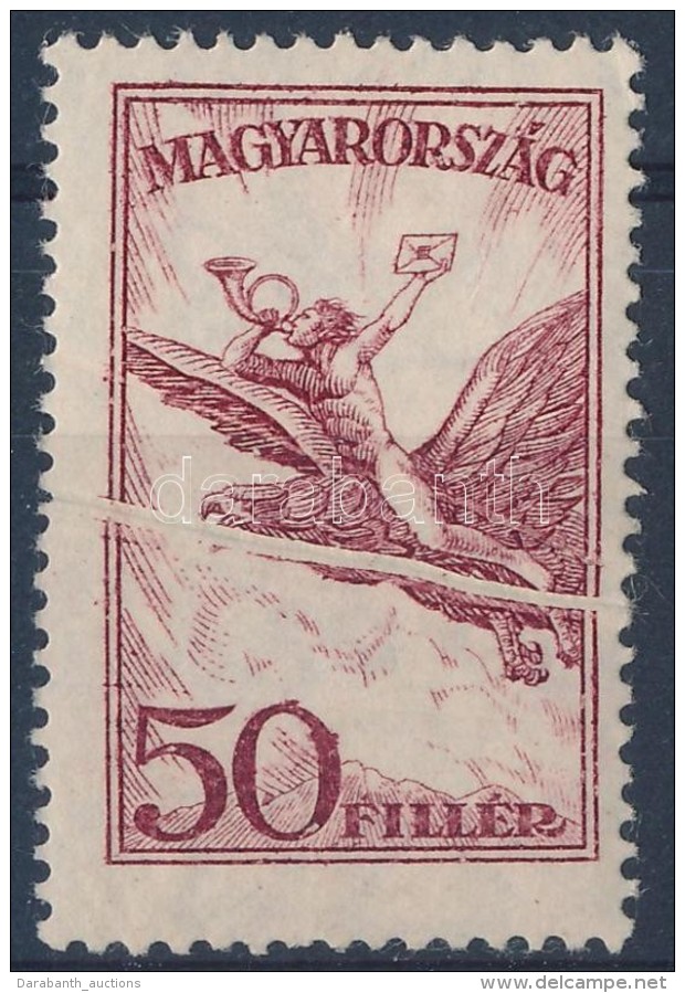 * 1927 Rep&uuml;lÅ‘ 50f KettÅ‘s Pap&iacute;rr&aacute;nccal - Otros & Sin Clasificación