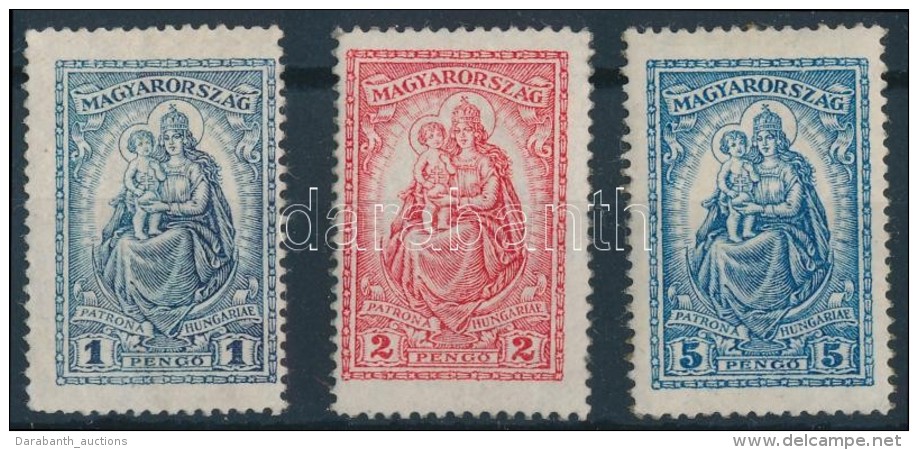 1926 Keskeny Madonna &uacute;jragumizott Sor, 1P T&ouml;r&ouml;tt  (**22.000) - Otros & Sin Clasificación