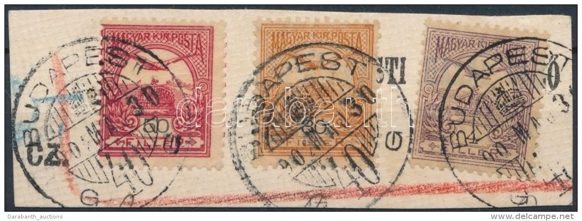 1900 Turul 4f, 30f, 50f Kiv&aacute;g&aacute;son - Other & Unclassified