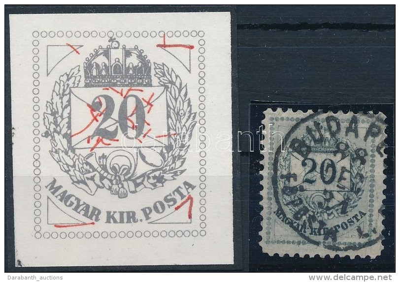 O 1881 Sz&iacute;nessz&aacute;m&uacute; 20kr Klf Karcok &eacute;s Jav&iacute;t&aacute;sok (ex Lov&aacute;sz) - Otros & Sin Clasificación