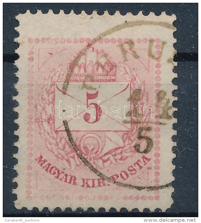 O 1874 5kr II Magasra Fogazva 'PERU(SIC)' - Other & Unclassified