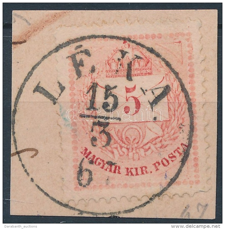 1874 5kr 'L&Eacute;KA' T&eacute;ves &eacute;vsz&aacute;m A B&eacute;lyegzÅ‘ben - Other & Unclassified