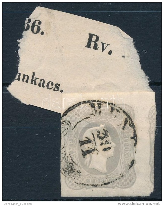 1861 Sz&uuml;rke H&iacute;rlapb&eacute;lyeg C&iacute;mszalag Darabon 'MUNK&Aacute;CS)' Certificate: Steiner - Otros & Sin Clasificación