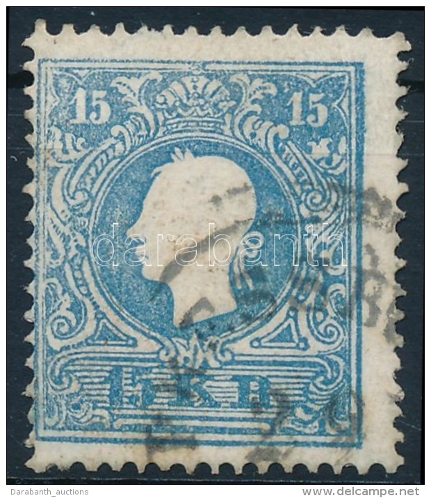 O 1858 15kr Az Ismert Lemezhib&aacute;val 'PRESSB(URG) - Other & Unclassified