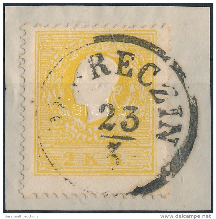 1858 2kr I. T&iacute;pus S&ouml;t&eacute;ts&aacute;rga ,,(DEB)RECZIN' Certificate: Ferchenbauer - Other & Unclassified