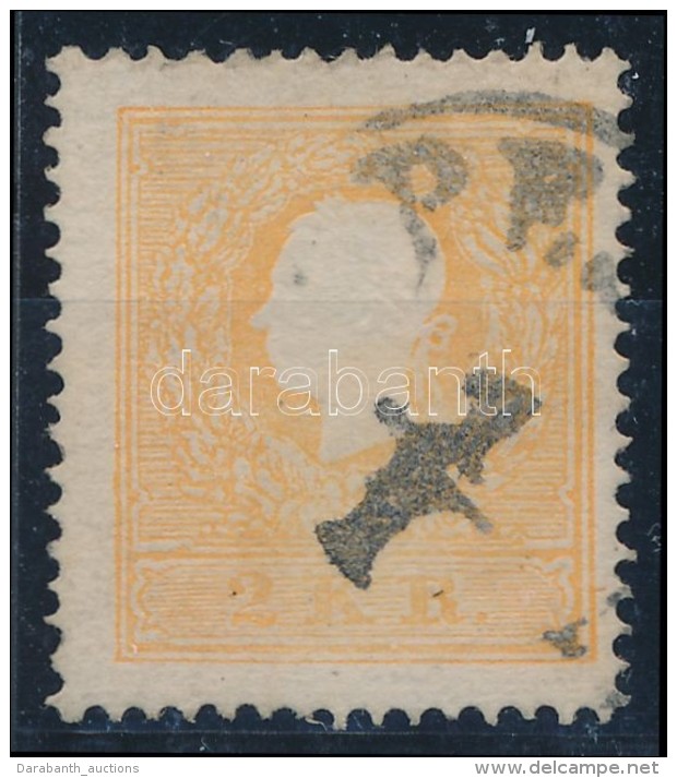 O 1858 2kr Narancs Certificate: Matl - Other & Unclassified