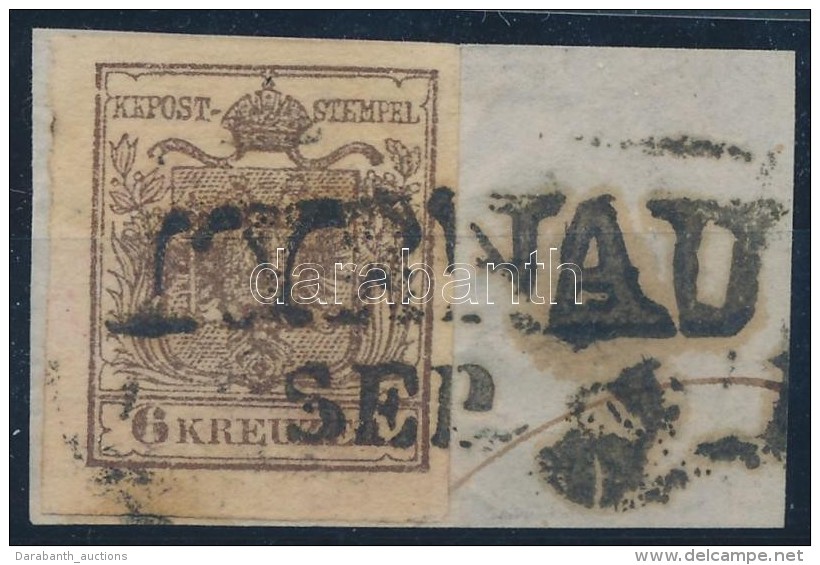 1850 6kr III. T&iacute;pus 'TYRNAU' - Other & Unclassified