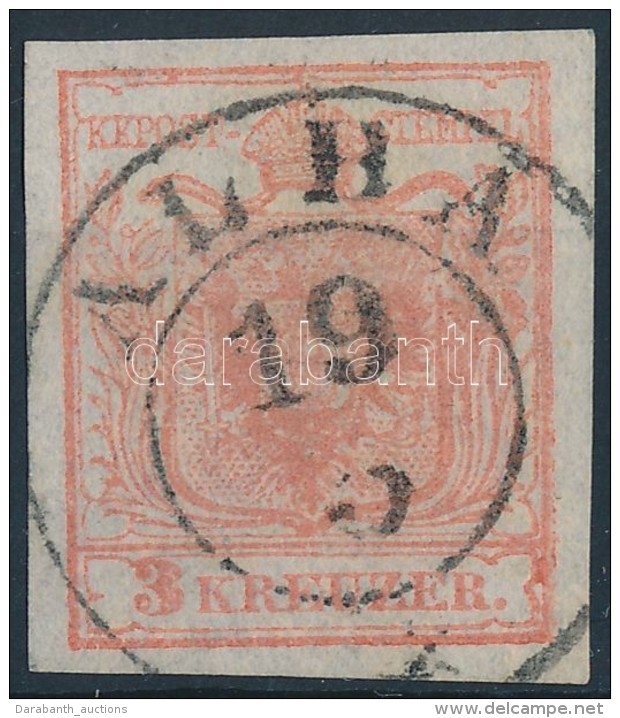 O 1850 3kr HP I. 'ALBA' - Other & Unclassified