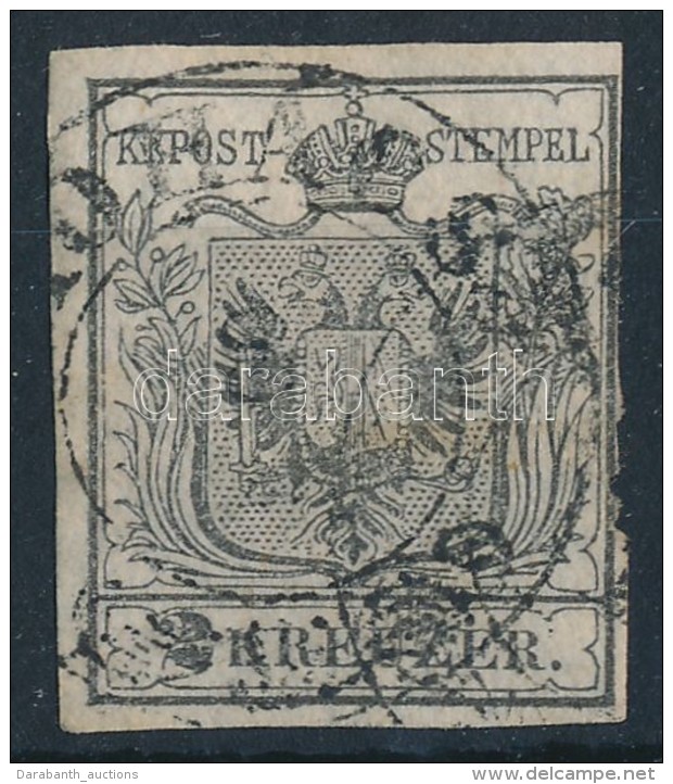 O 1850 2kr HP I.a Ez&uuml;stsz&uuml;rke ElsÅ‘ Nyomat ,,(M)OH&Aacute;CS' Certificate: Steiner - Other & Unclassified