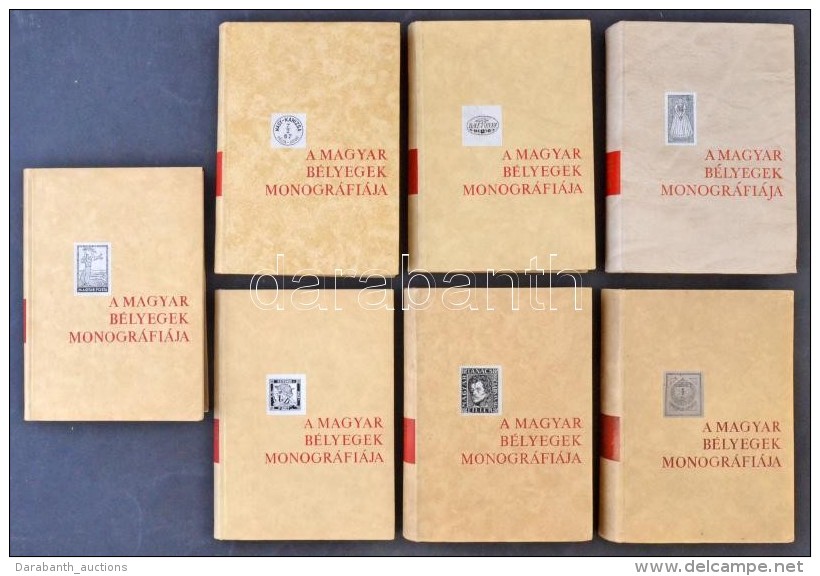 Magyar B&eacute;lyegek Monogr&aacute;fi&aacute;ja I-VII K&ouml;tetek, Teljes Kiad&aacute;s / Monography Of... - Other & Unclassified