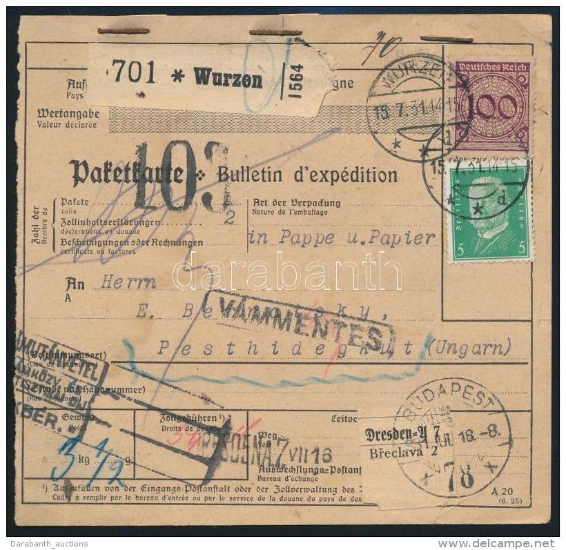 Deutsches Reich 1931 - Other & Unclassified