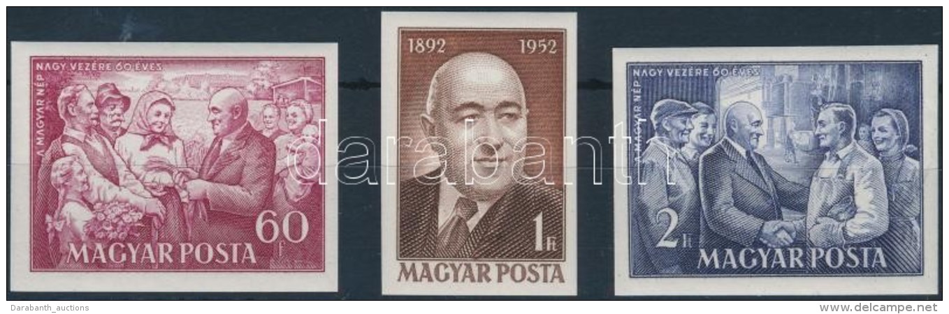 ** 1952 R&aacute;kosi M&aacute;ty&aacute;s V&aacute;gott Sor (7.000) - Other & Unclassified