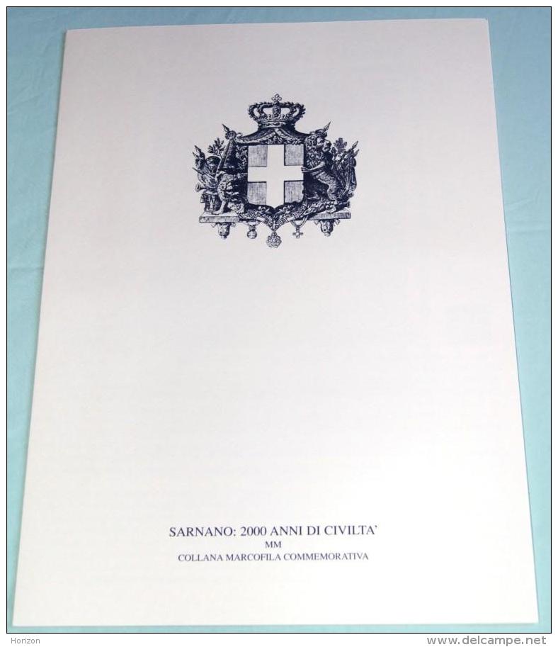 St49. Marcofilia - Sarnano - 2000 - Folder Conferimento Cittadinanza Onoraria Principe Emanuele Filiberto Di Savoia - Presentation Packs