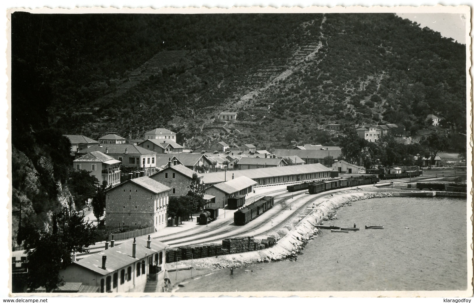 Zelenika ? Railway Station Old Unused Photo(postcard) Bb170701 - Montenegro