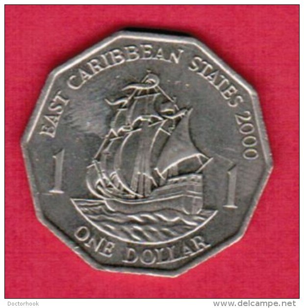 EAST CARIBBEAN STATES   $1.00 DOLLAR 2000 (KM # 20) - Caraïbes Orientales (Etats Des)