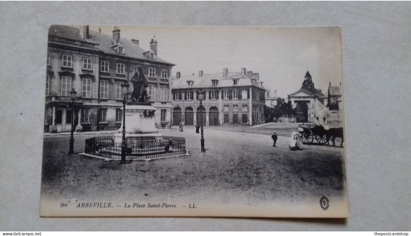 CPA 80 ABBEVILLE LA PLACE SAINT-PIERRE LL LOUIS LEVY Achatez Immédiat - Abbeville