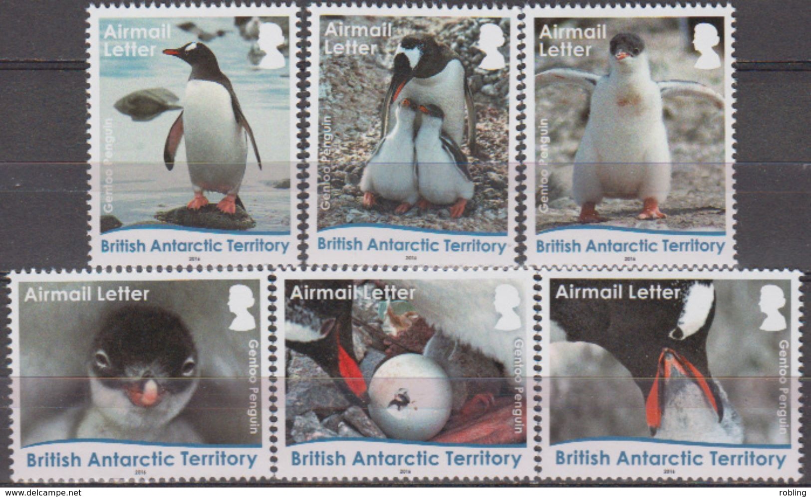 British Antarctic Territory 2016. Penguins. MNH 23885 - Pinguïns & Vetganzen