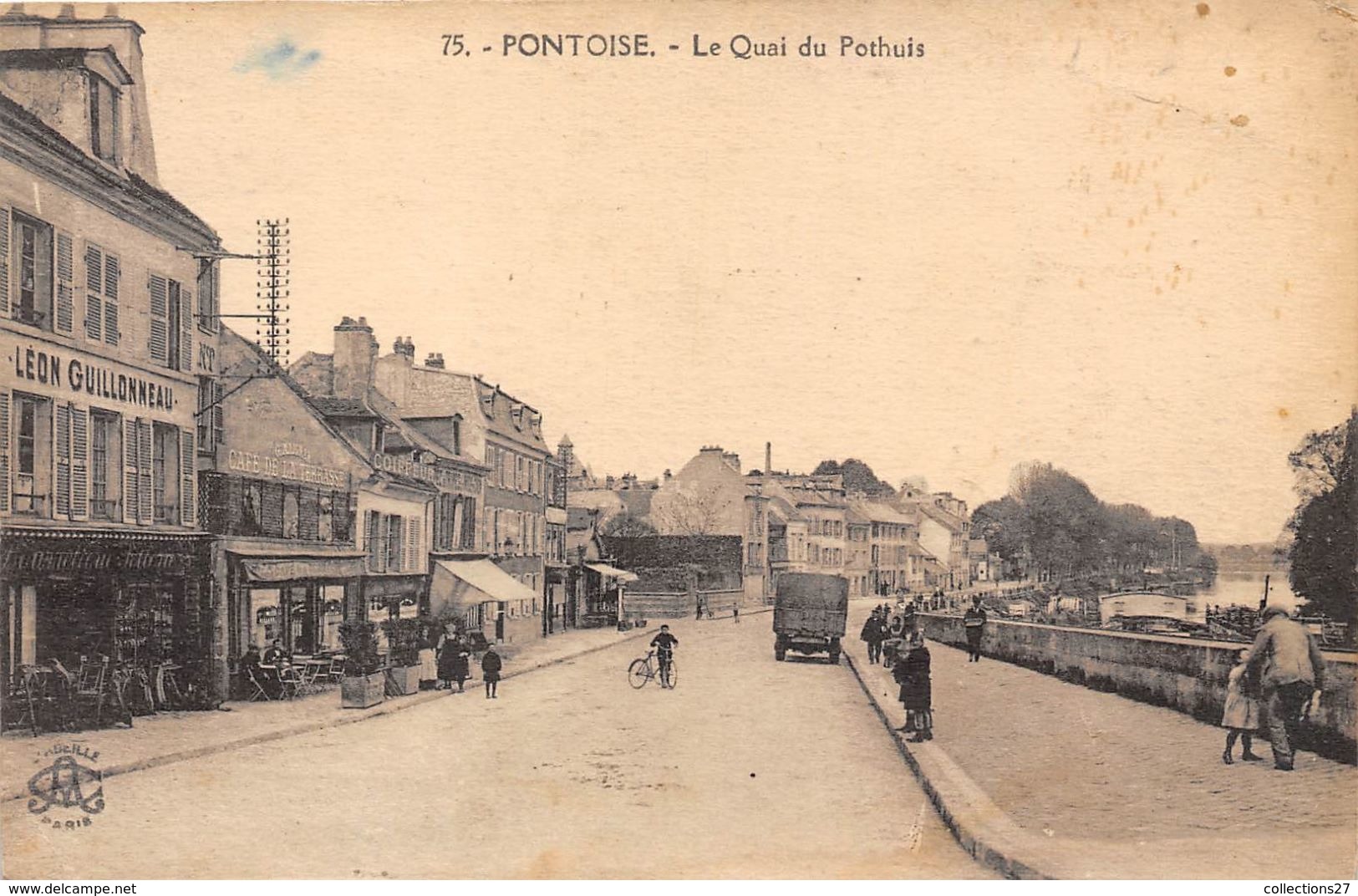 95-PONTOISE- LE QUAI DU POTHUIS - Pontoise