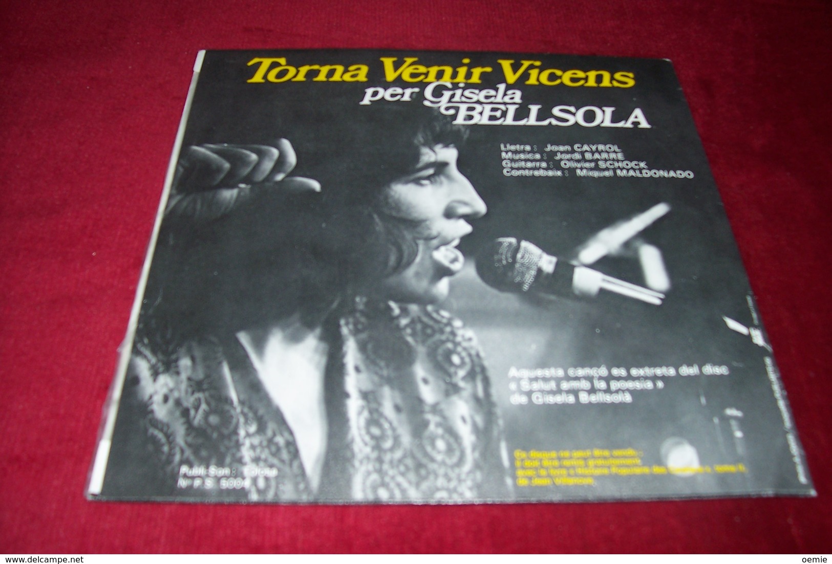 ELS SEGADORS  ° HIMNE NATIONAL DELS CATALANS  / TORNA VENIR  VICENS PER GISELA BELLSOLA - Other - Spanish Music