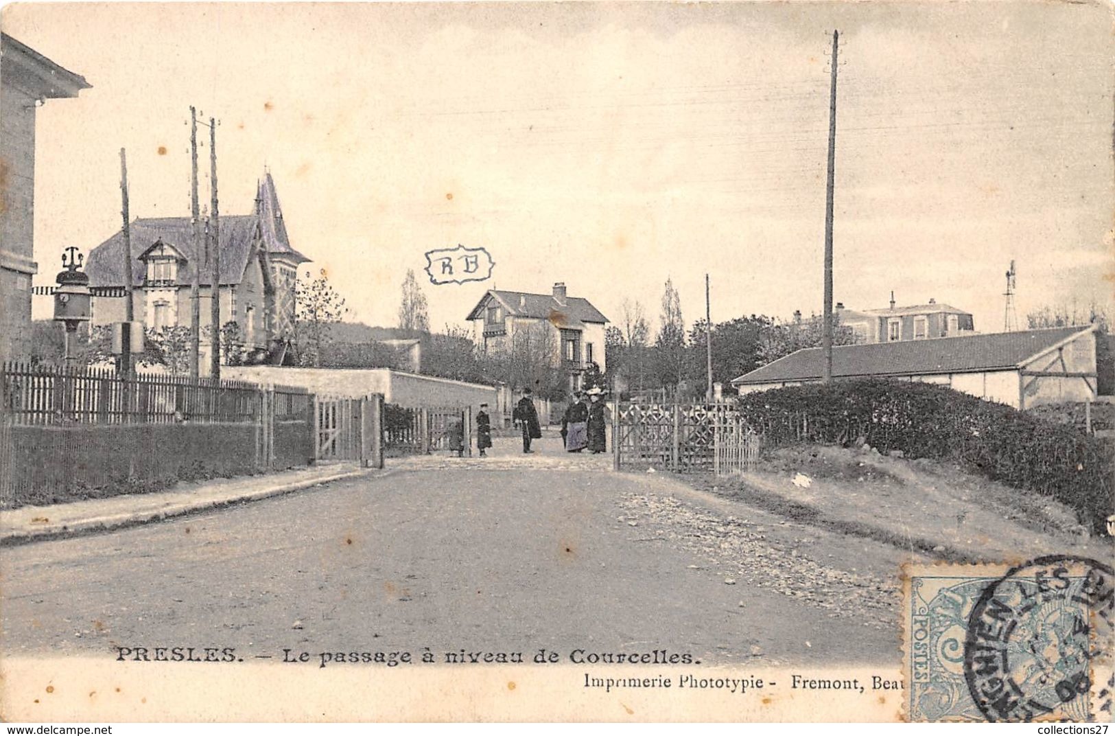 95-PRESLE- LE PASSAGE A NIVEAU DE COUCELLES - Presles