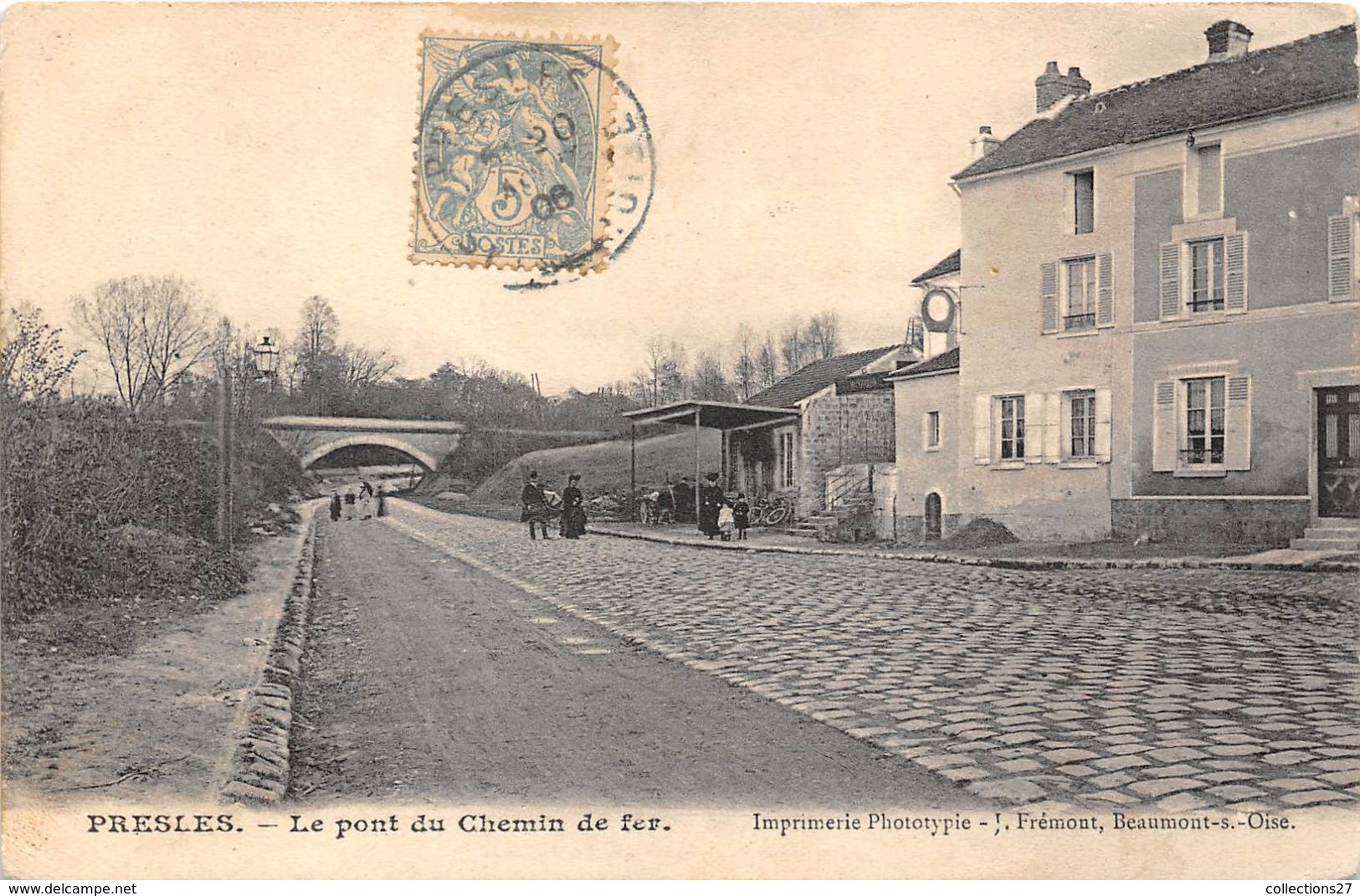 95-PRESLE- LE PONT DU CHEMIN DE FER - Presles