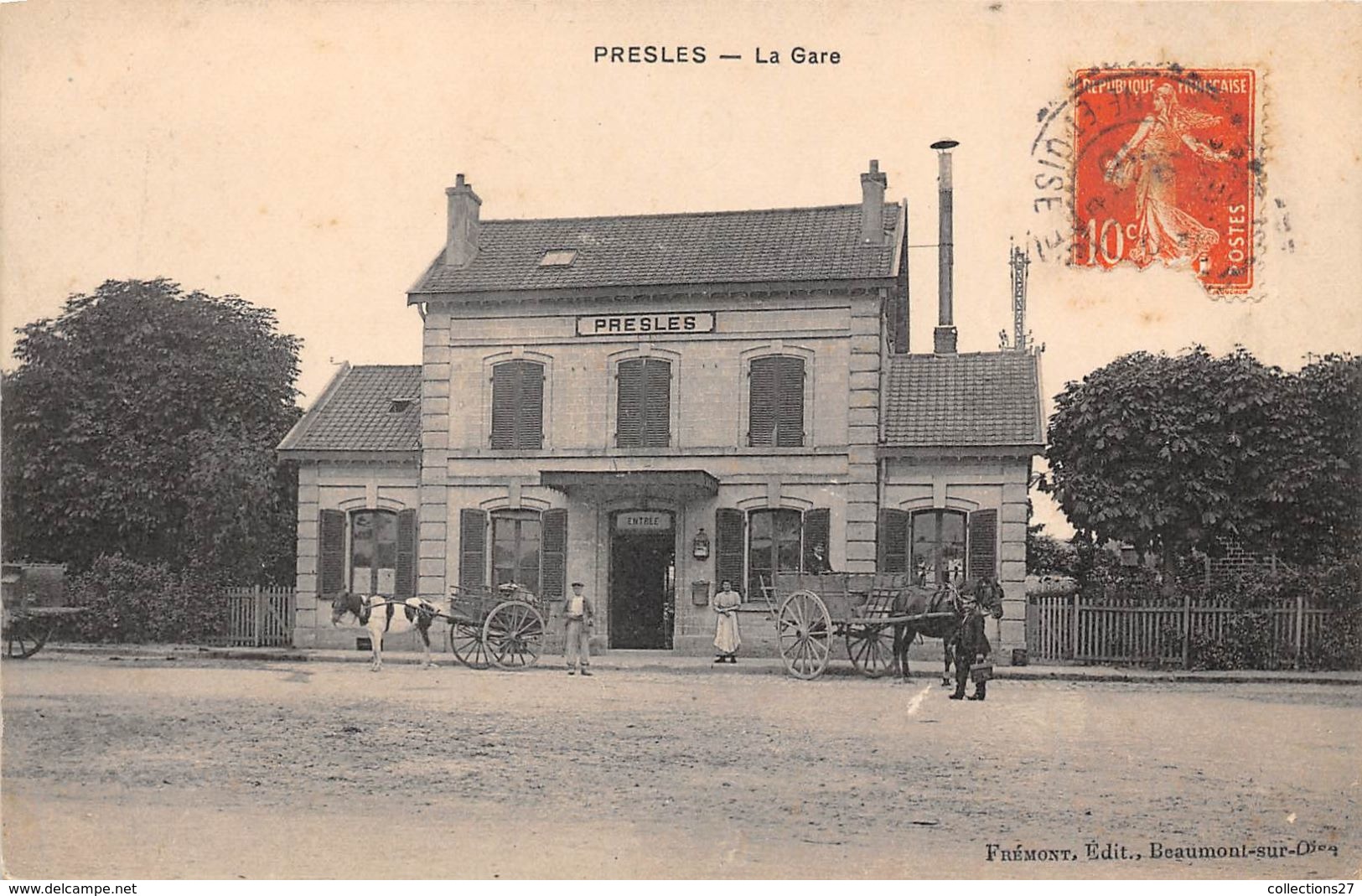 95-PRESLE- LA GARE - Presles
