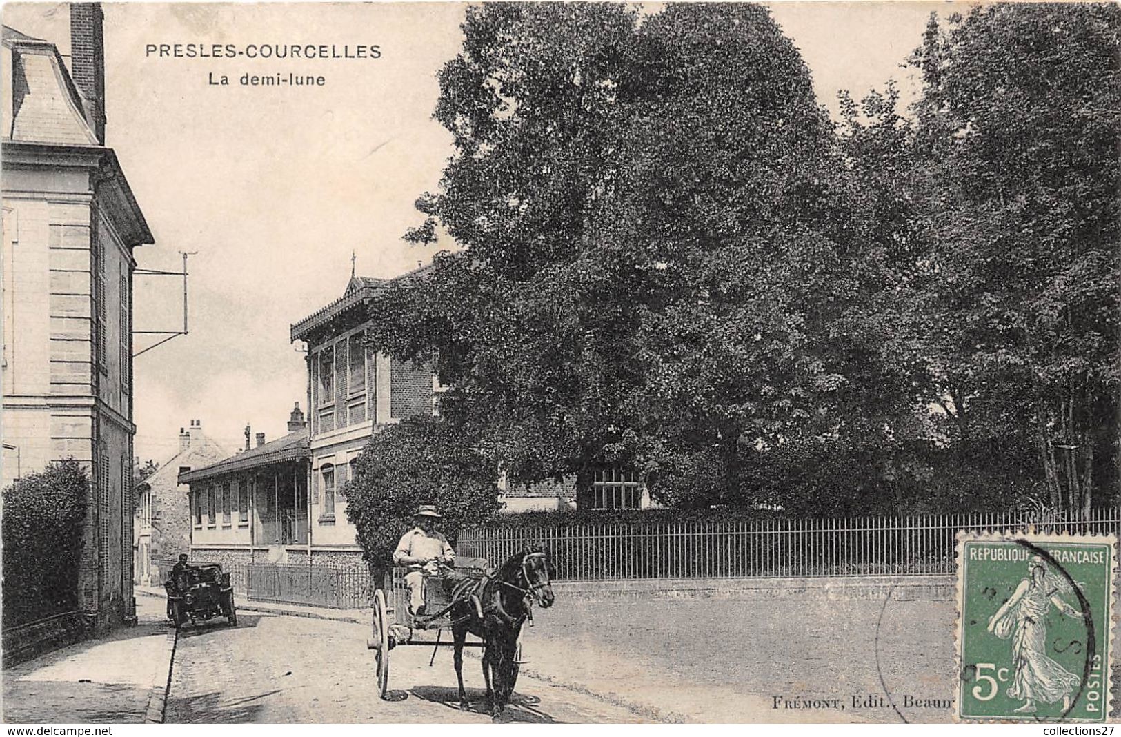 95-PRESLE-COURCELLES- LA DEMI-LUNE - Presles