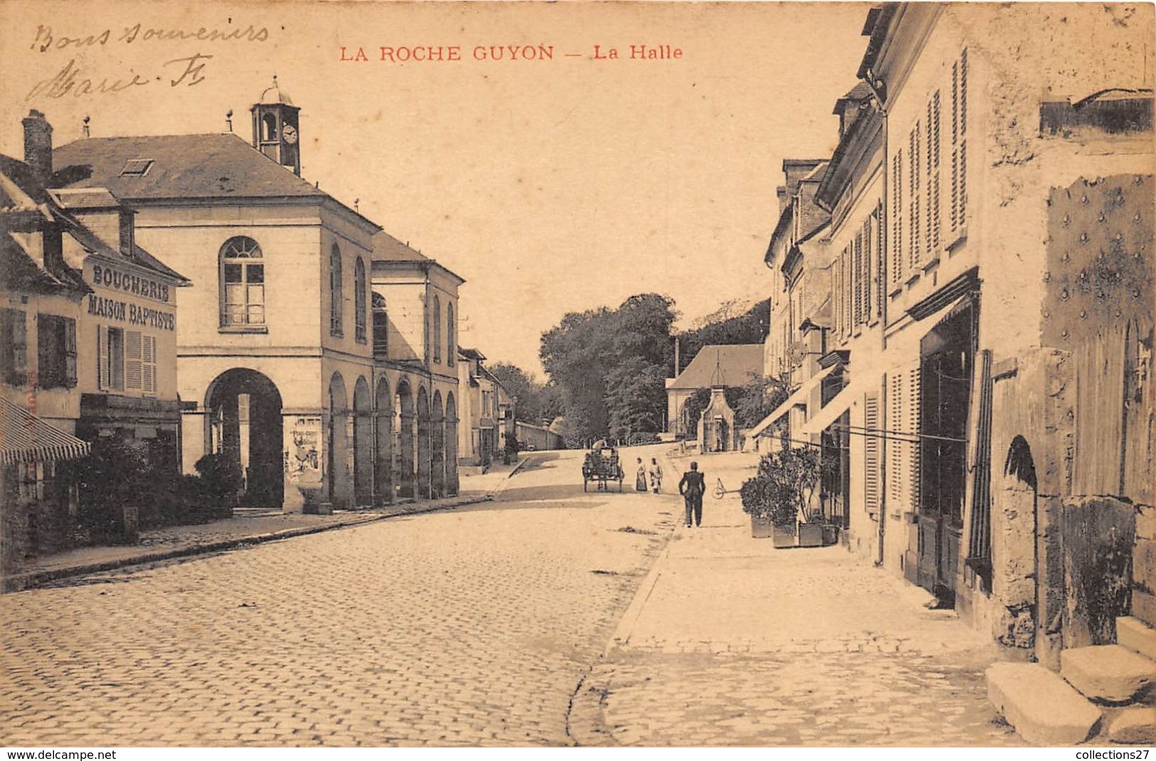 95-LA ROCHE GUYON- LA HALLE - La Roche Guyon