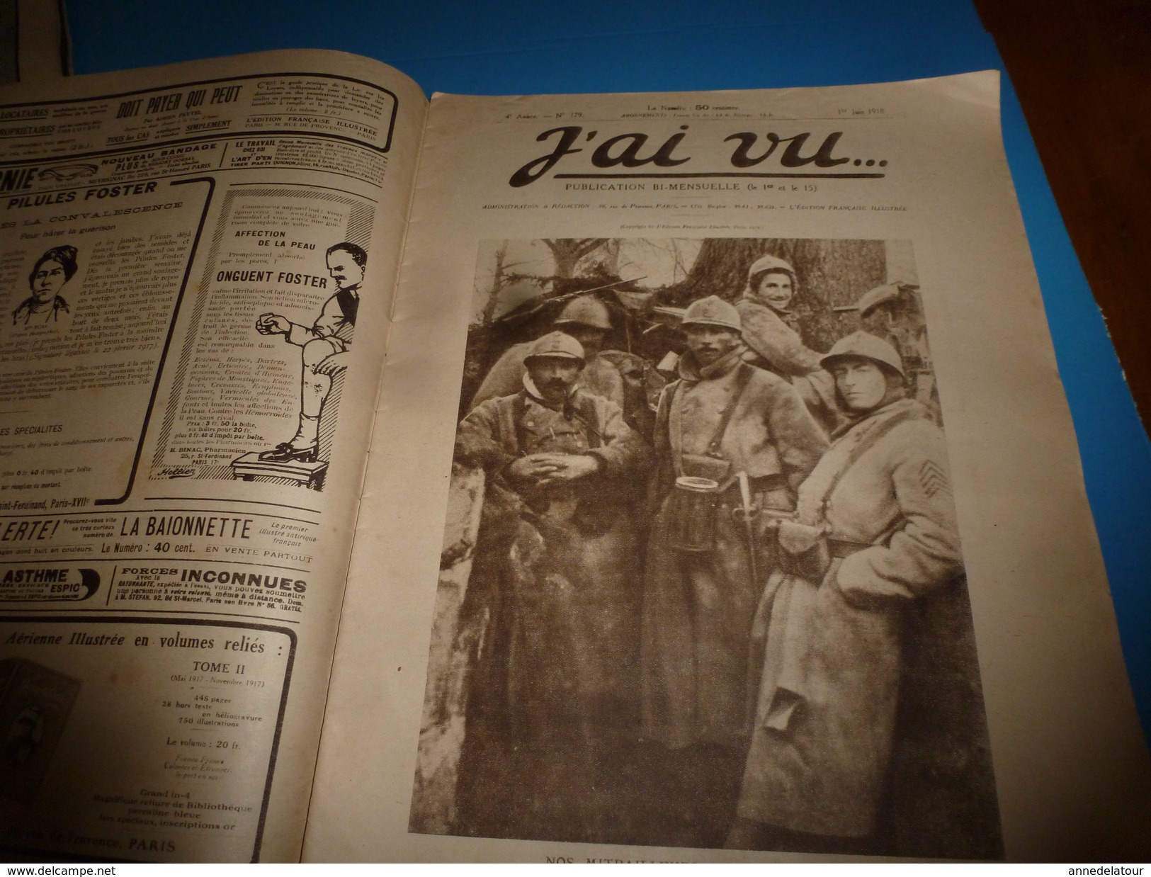 1918 J'AI VU: Voyance,la Sorcière Des Batignoles;Diables Bleus; Héros De L'Ailly;Aviation;British Soldiers; Les CHIENS - French