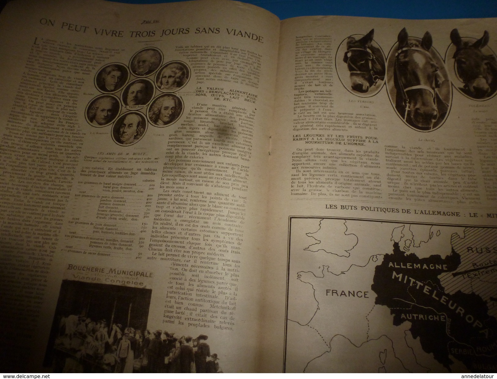 1918 J'AI VU: Voyance,la sorcière des Batignoles;Diables Bleus; Héros de l'Ailly;Aviation;British soldiers; Les CHIENS