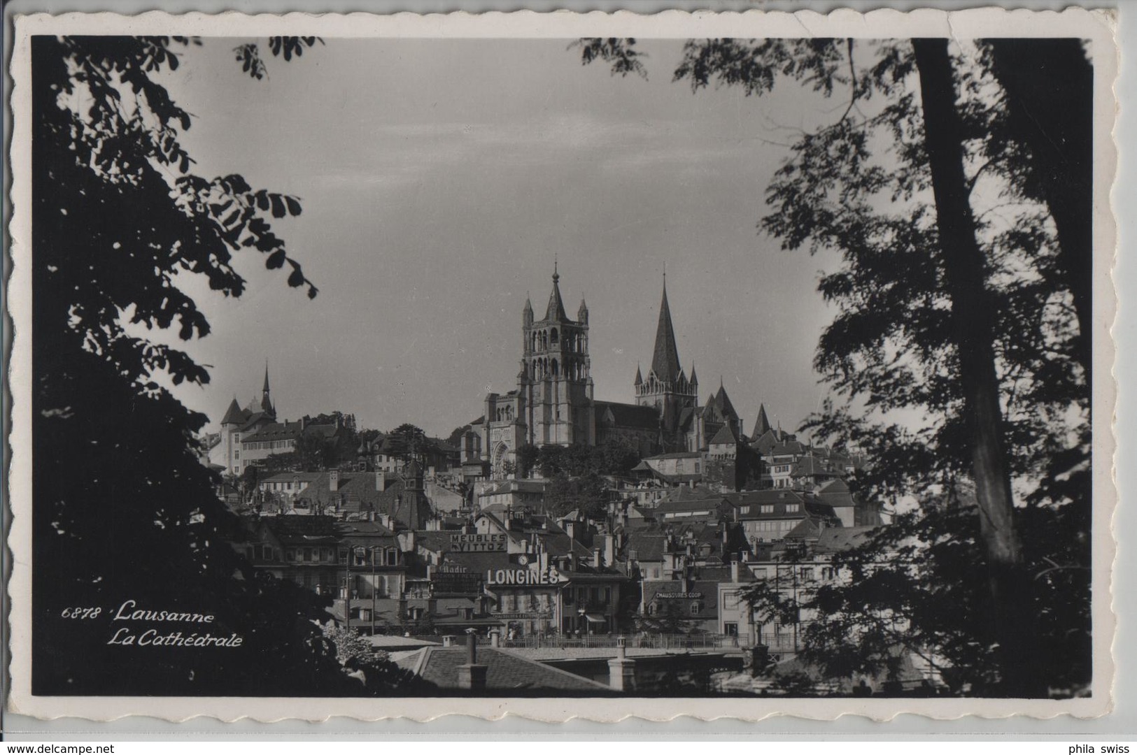 Lausanne - La Cathedrale (Longines) - Photo: Perrochet No. 6878 - Lausanne