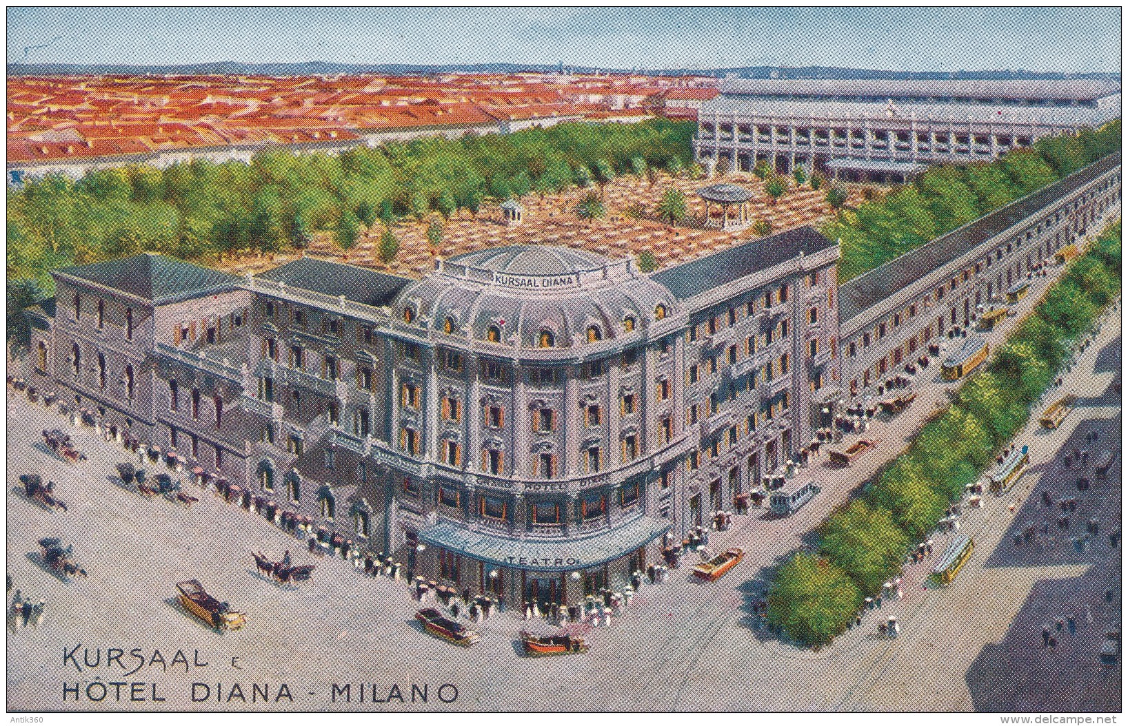 CPA Italie Milan Milano Hôtel Diana Kursaal - Milano (Milan)