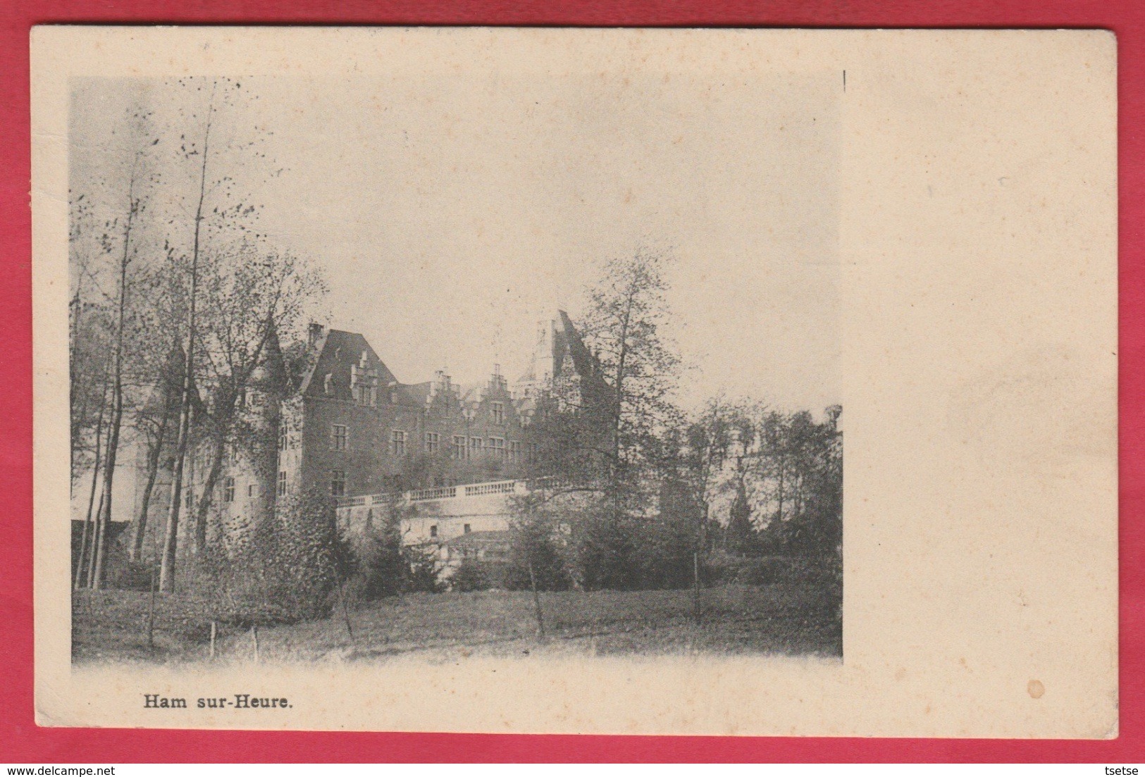 Ham Sur-Heure ... Aucune Dénomination ... Le Château -1933 ( Voir Verso ) - Ham-sur-Heure-Nalinnes