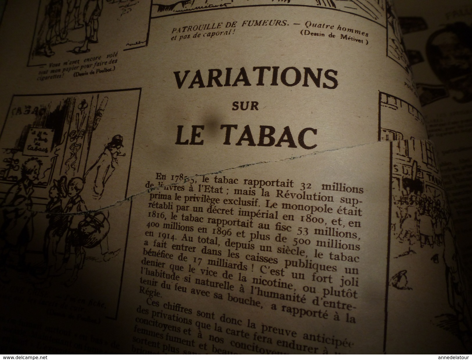 1918 J'AI VU:Les MARSOUINS;Collection-Bagues-Cigares;Allemands à table;MOTO-MITRAILLEUSES british;Orphelins de Grand-Val