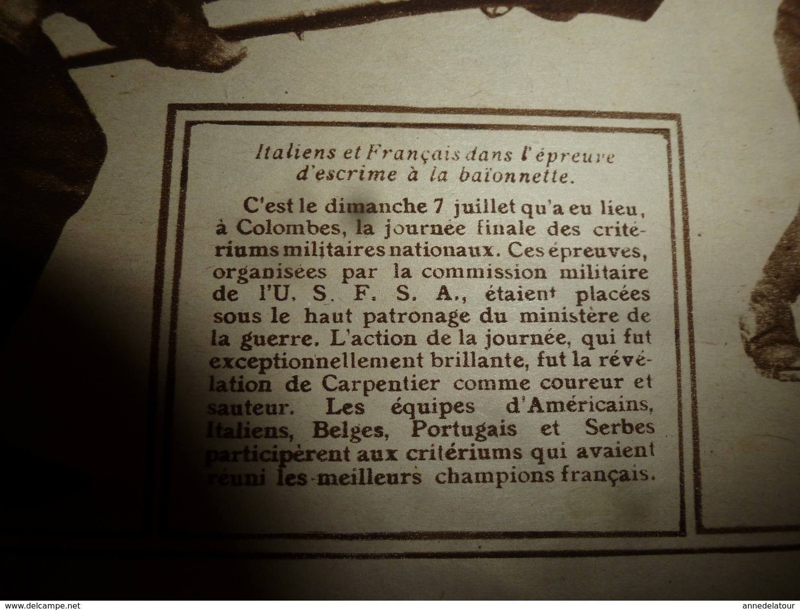 1918 J'AI VU:Les MARSOUINS;Collection-Bagues-Cigares;Allemands à table;MOTO-MITRAILLEUSES british;Orphelins de Grand-Val