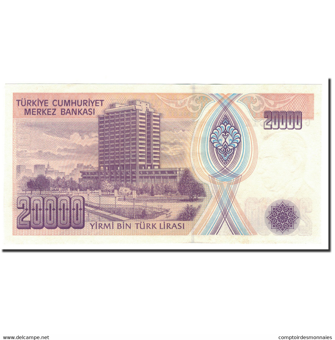 Billet, Turquie, 20,000 Lira, 1970, 1995, KM:202, SPL - Turquie