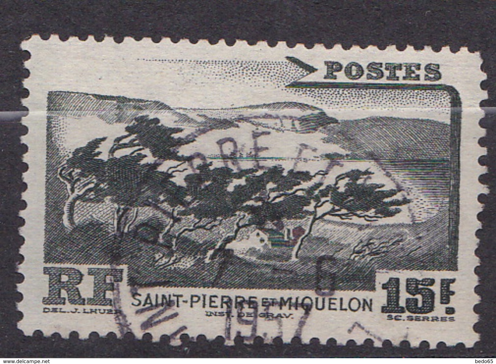 ST PIERRE ET MIQUELON   N° 341  OBL - Gebruikt